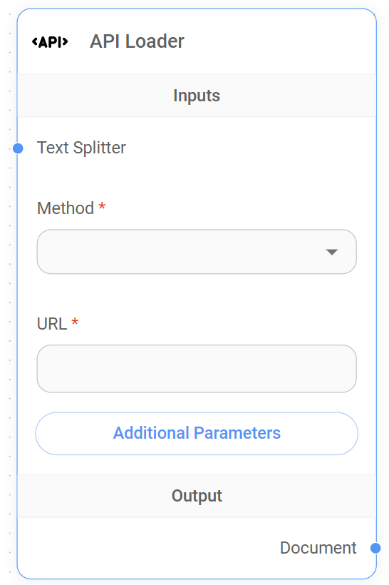 <p>API Loader Node</p>